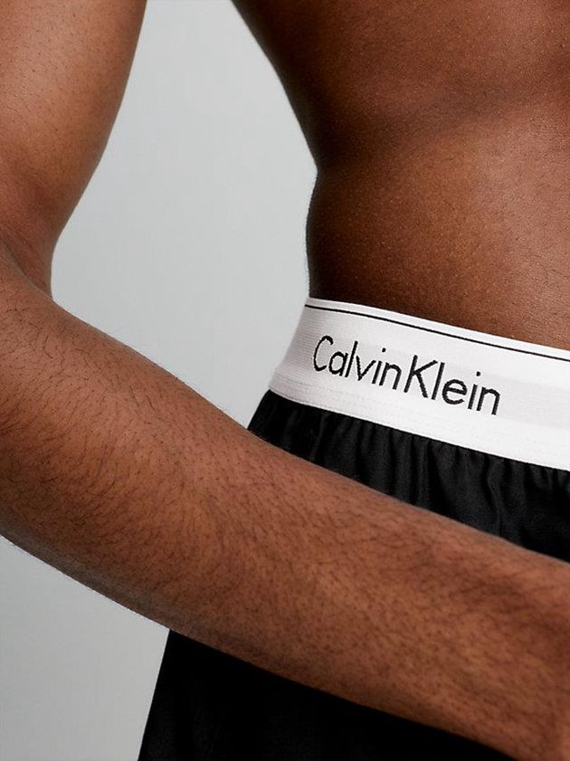 Black Calvin Klein Slim Fit Boxers - Modern Cotton Men Briefs | LFQC-69702