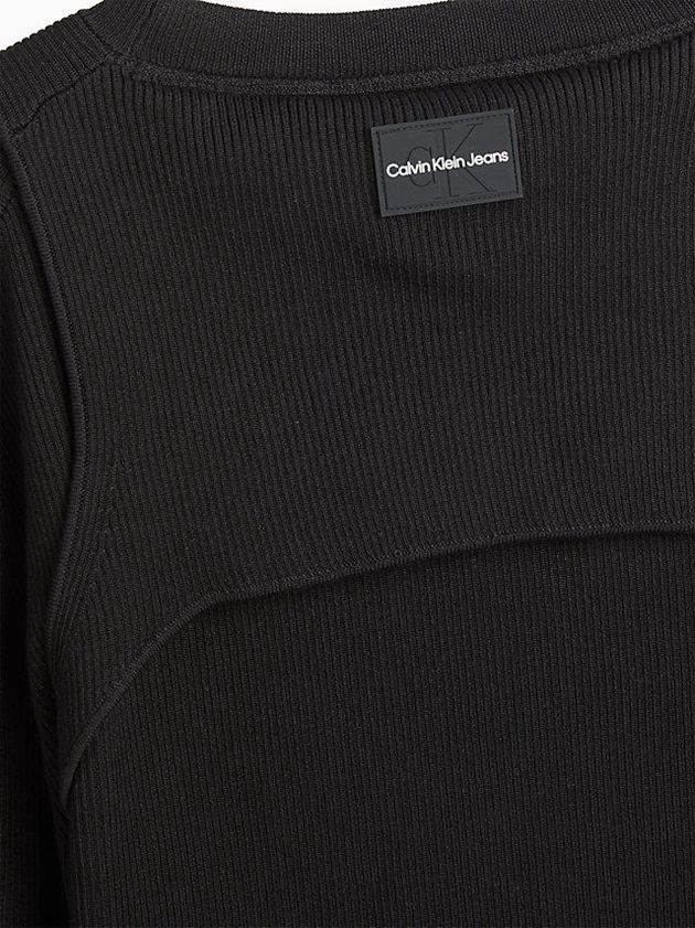 Black Calvin Klein Slim Harness Detail Jumper Men Sweater | GJDQ-84239