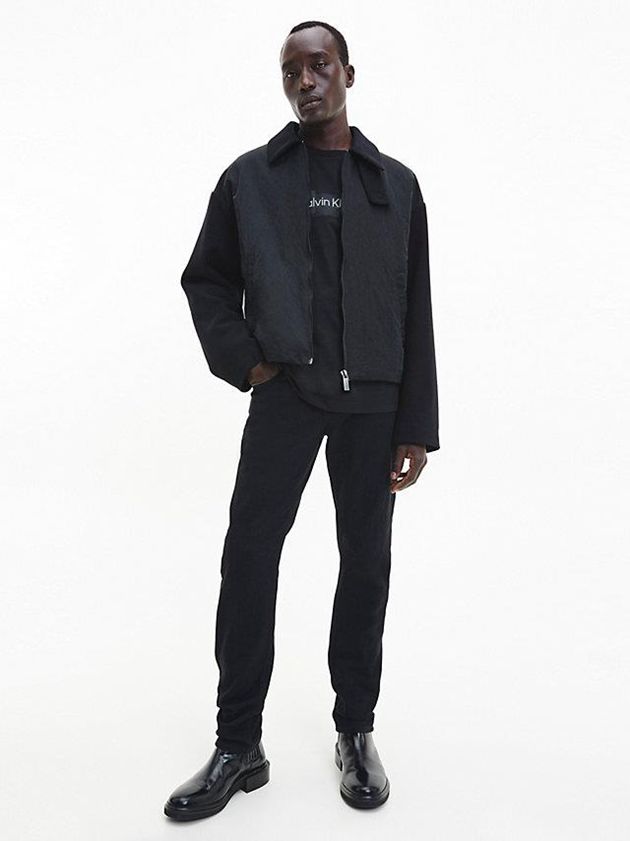 Black Calvin Klein Slim Men Jeans | LVMG-38257