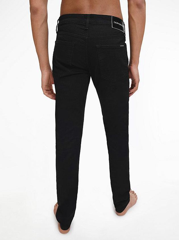 Black Calvin Klein Slim Men Jeans | ORCE-07549