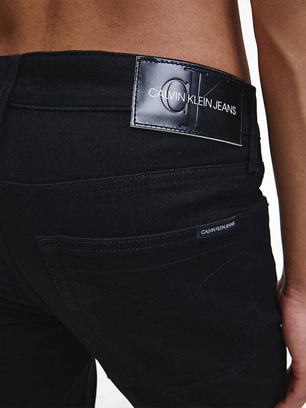 Black Calvin Klein Slim Men Jeans | ORCE-07549