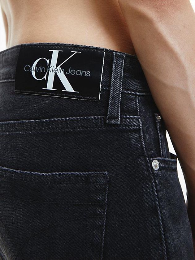 Black Calvin Klein Slim Men Jeans | RWEC-16409