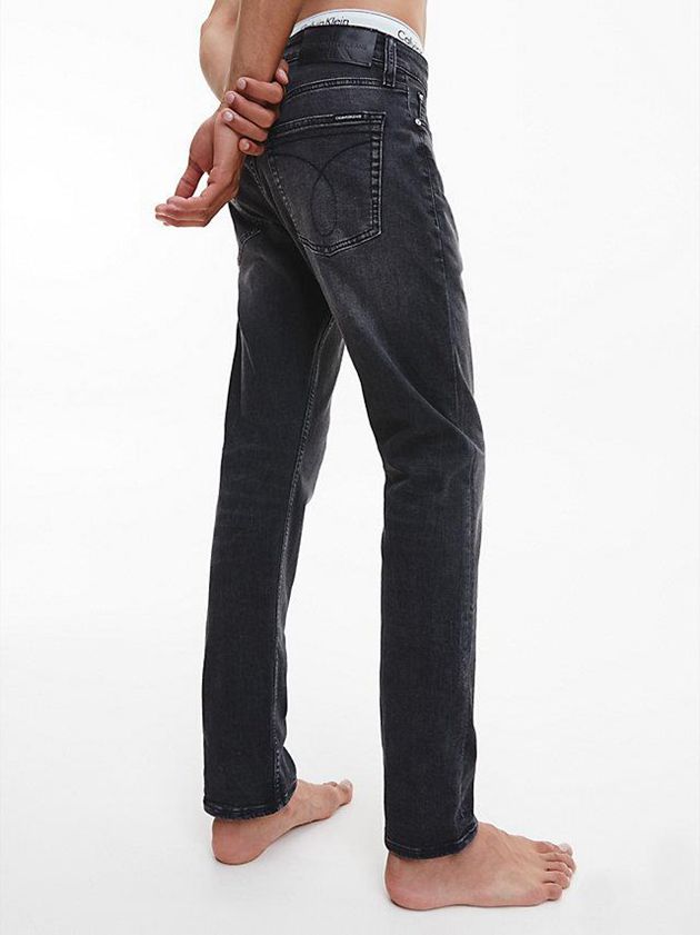 Black Calvin Klein Slim Men Jeans | VIRL-49601