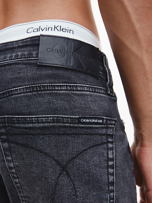 Black Calvin Klein Slim Men Jeans | VIRL-49601