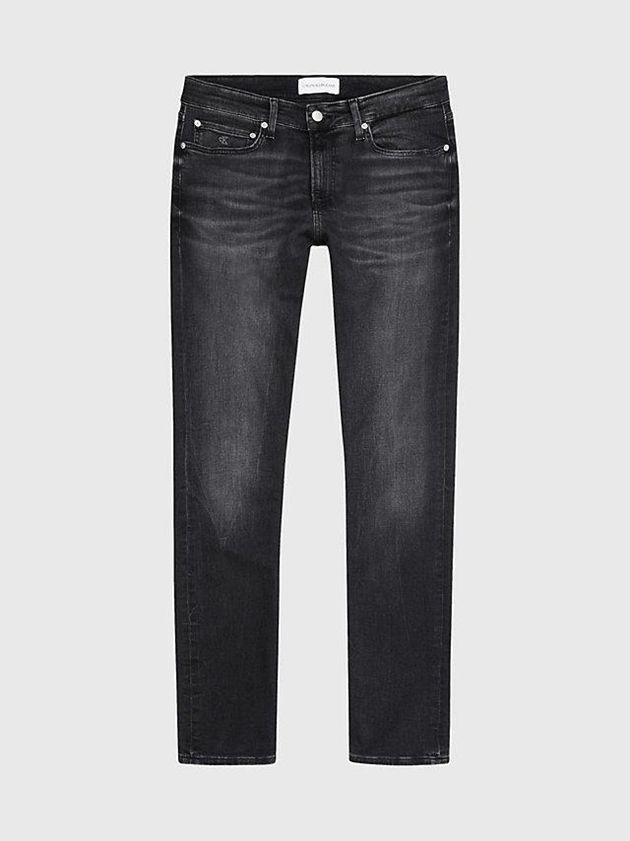 Black Calvin Klein Slim Men Jeans | VIRL-49601