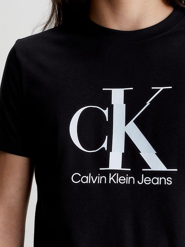 Black Calvin Klein Slim Monogram Men T-Shirt | CKDN-89461