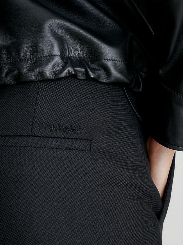 Black Calvin Klein Slim Straight Women Pants | RHCO-81956