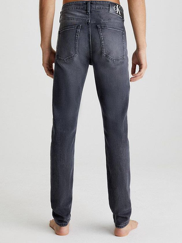 Black Calvin Klein Slim Tapered Men Jeans | RZWA-38250