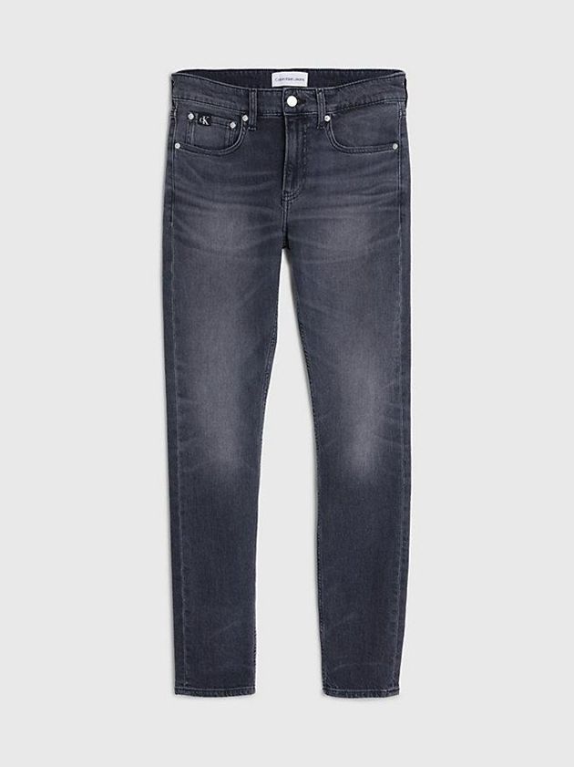 Black Calvin Klein Slim Tapered Men Jeans | RZWA-38250