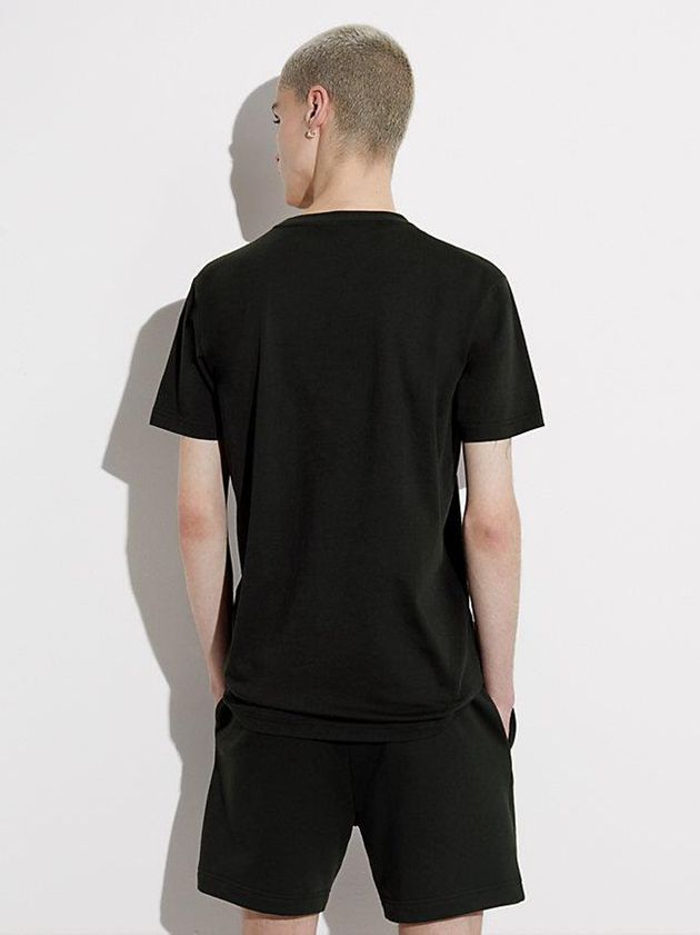 Black Calvin Klein Slim - Pride Men T-Shirt | AMBI-98205