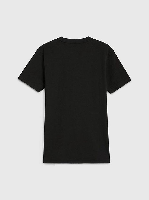 Black Calvin Klein Slim - Pride Men T-Shirt | AMBI-98205