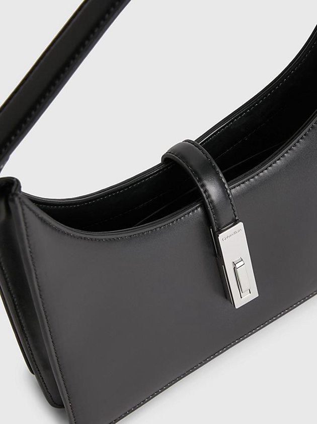 Black Calvin Klein Small Recycled Shoulder Women Bags | NMRZ-43081
