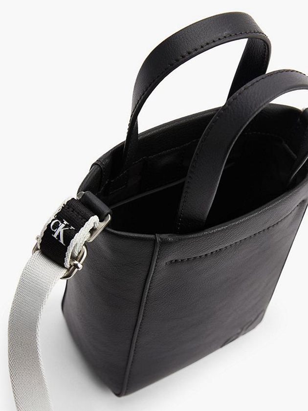 Black Calvin Klein Small Recycled Tote Women Bags | FXRL-25748