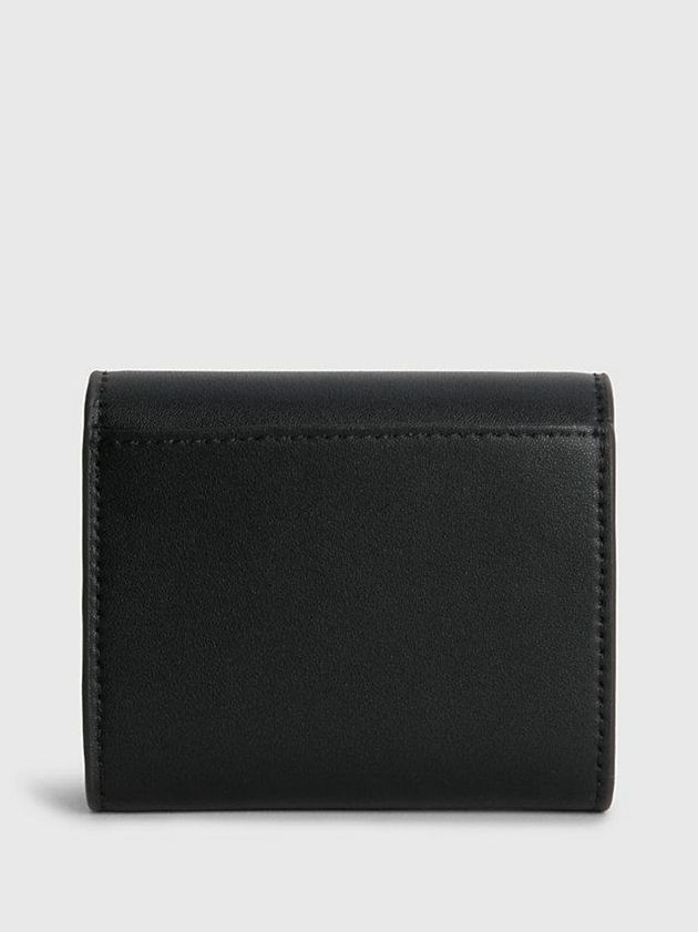 Black Calvin Klein Small Recycled Trifold Women Wallet | AFVL-20731