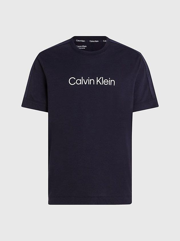 Black Calvin Klein Soft Gym Men T-Shirt | ICNR-18463