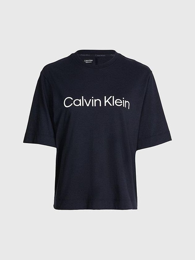 Black Calvin Klein Soft Gym Women T-Shirt | CAUE-68547