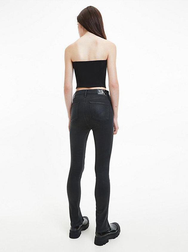 Black Calvin Klein Strapless Bustier Women Top | JZUB-34287
