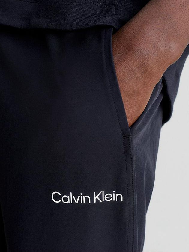 Black Calvin Klein Stretch Men Joggers | DUKG-57614
