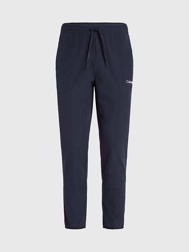 Black Calvin Klein Stretch Men Joggers | DUKG-57614
