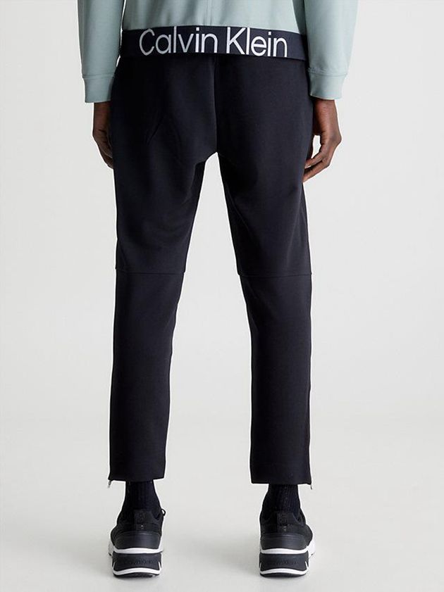 Black Calvin Klein Stretch Men Joggers | UMKA-79624