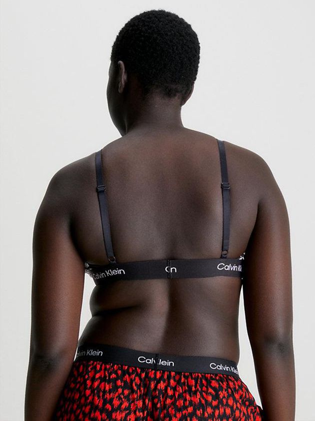 Black Calvin Klein String - Ck96 Women Bra | LWJA-87291