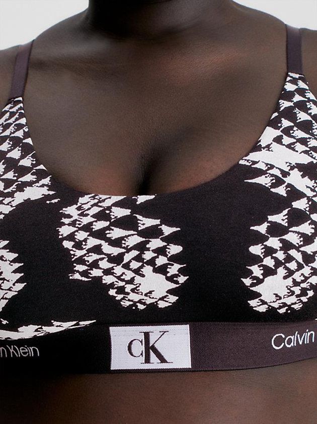 Black Calvin Klein String - Ck96 Women Bra | LWJA-87291