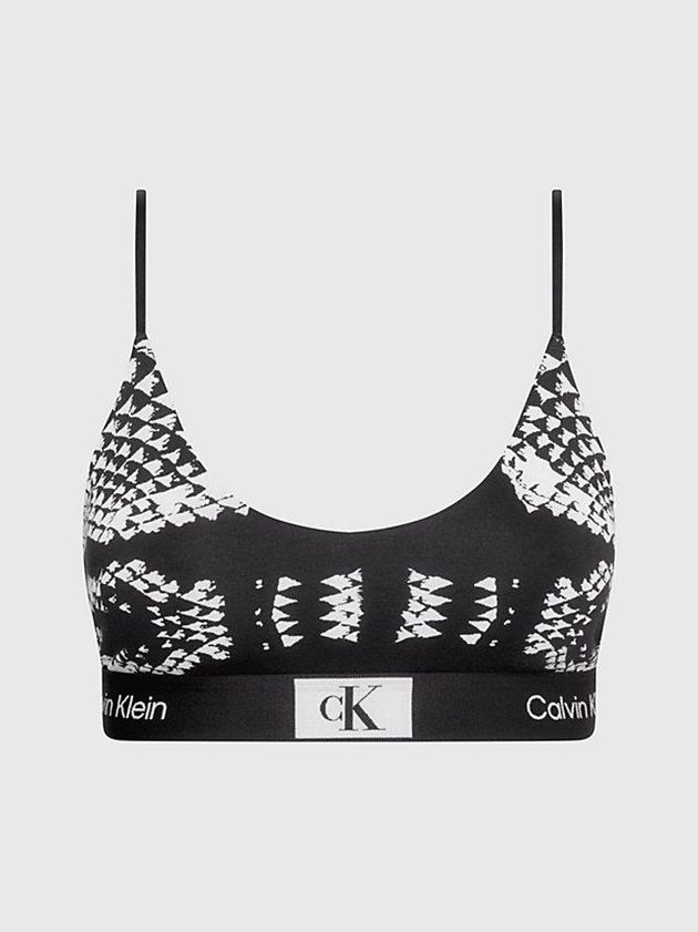 Black Calvin Klein String - Ck96 Women Bra | LWJA-87291