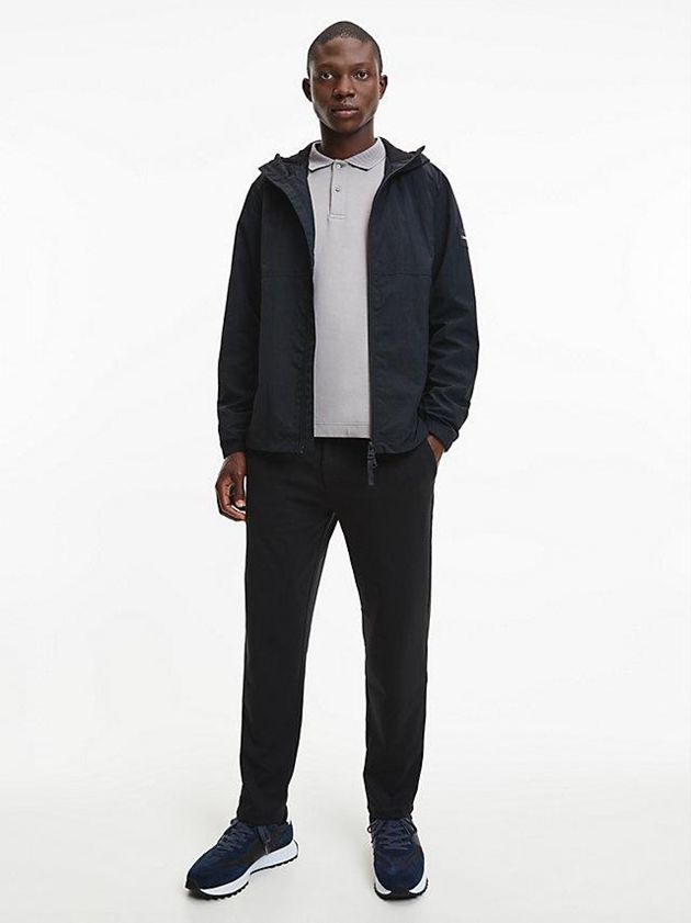 Black Calvin Klein Suede Men Sneakers | CTMG-35402
