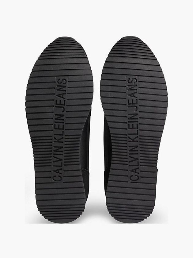 Black Calvin Klein Suede Men Sneakers | JHTZ-52301