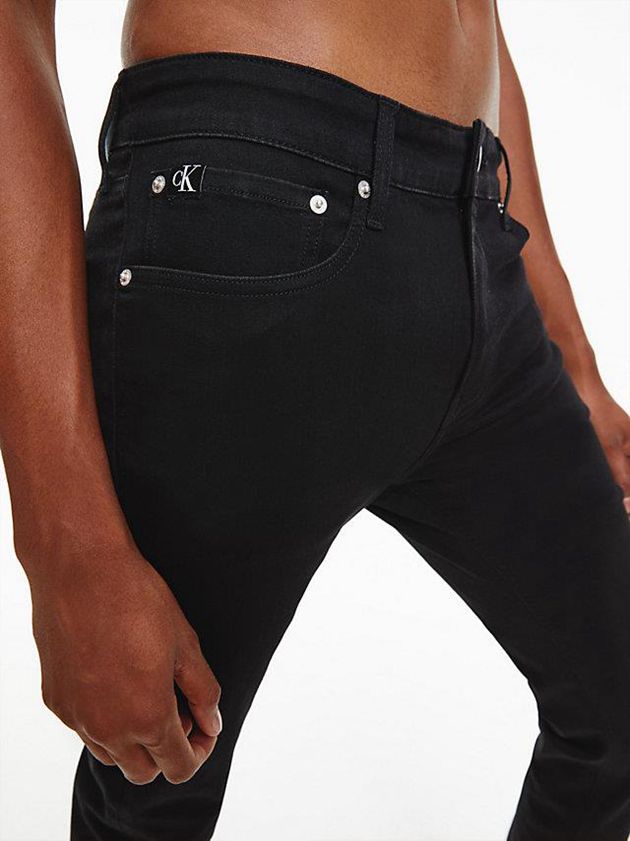 Black Calvin Klein Super Skinny Men Jeans | XYPW-82057