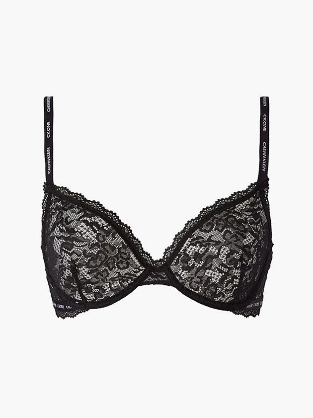 Black Calvin Klein T-Shirt - CK One Women Bra | OBKT-96843