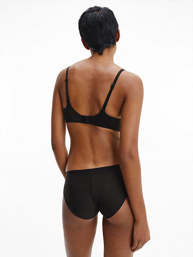 Black Calvin Klein T-Shirt - Calvin Klein Form Women Bra | VANH-12379