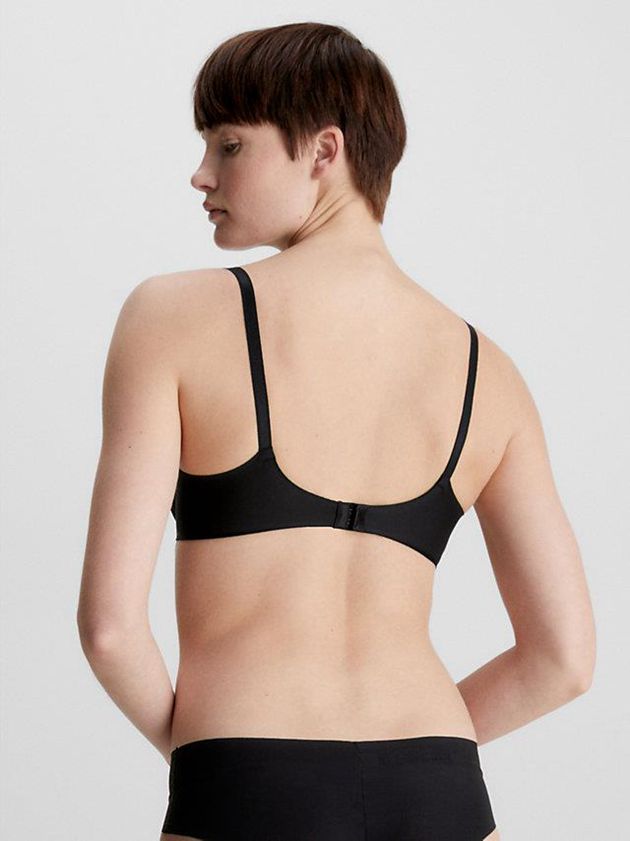 Black Calvin Klein T-Shirt - Invisibles Women Bra | WBPT-10845