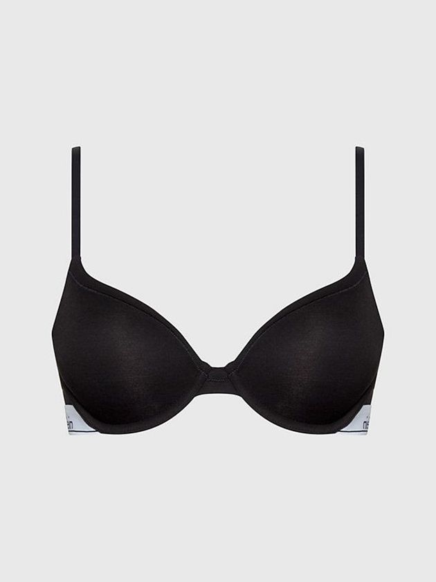 Black Calvin Klein T-Shirt - Modern Cotton Women Bra | DAXC-18207
