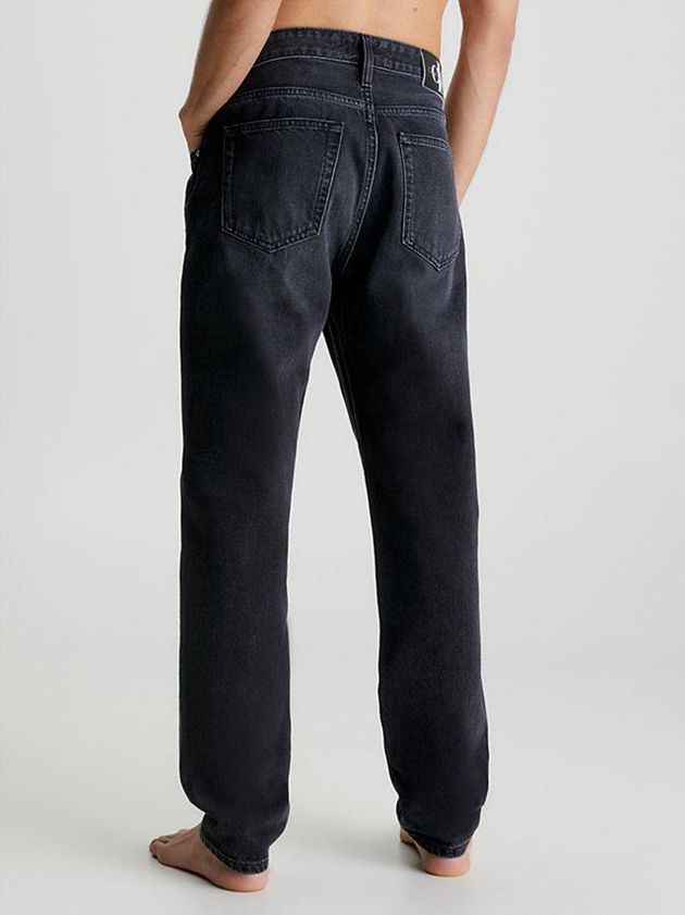 Black Calvin Klein Tapered Men Jeans | JPZH-56208