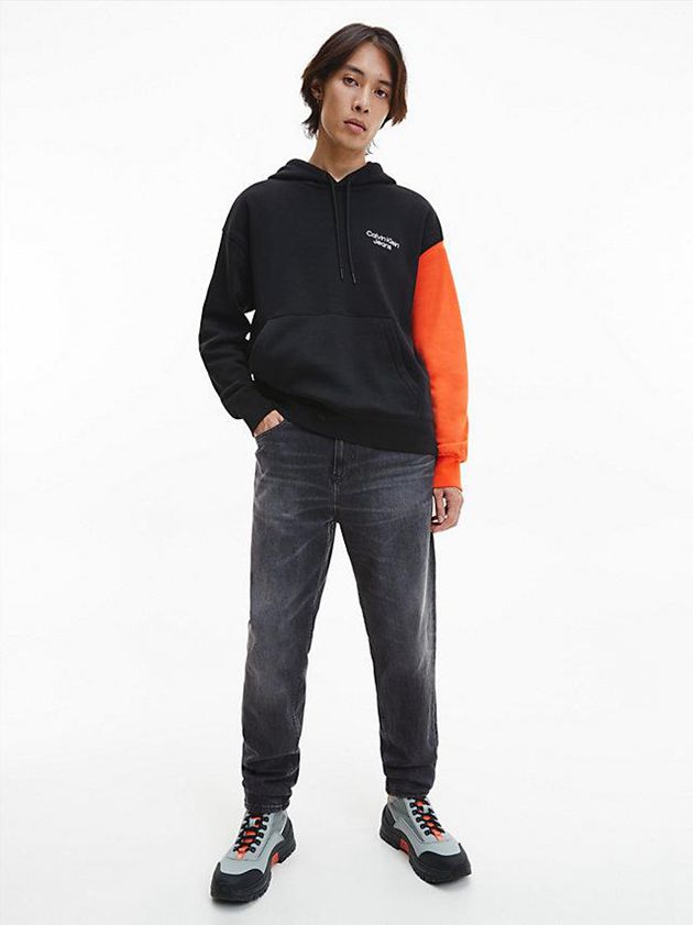 Black Calvin Klein Tapered Men Jeans | VXJL-80149