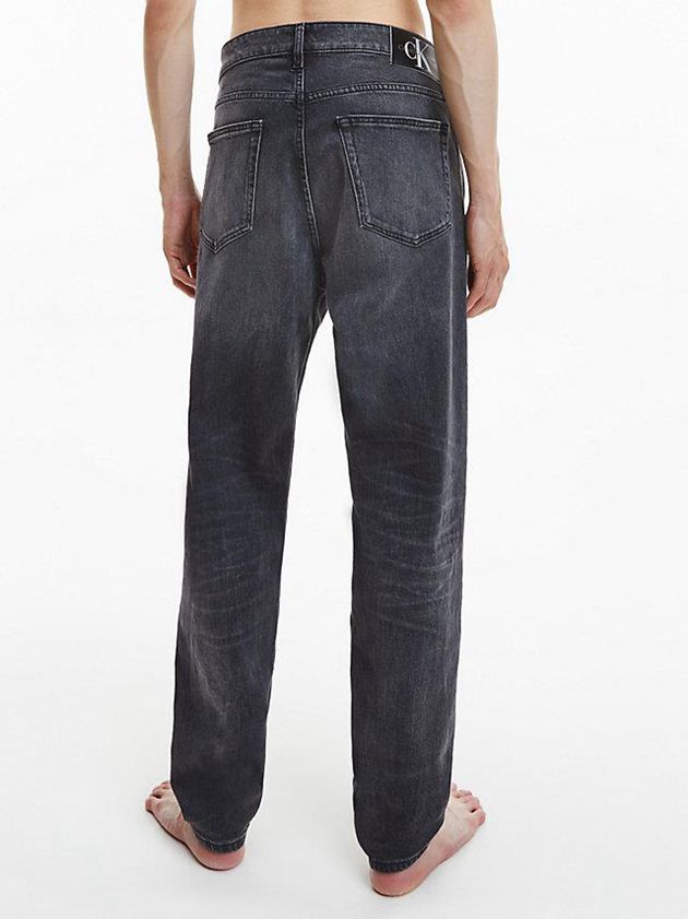 Black Calvin Klein Tapered Men Jeans | VXJL-80149