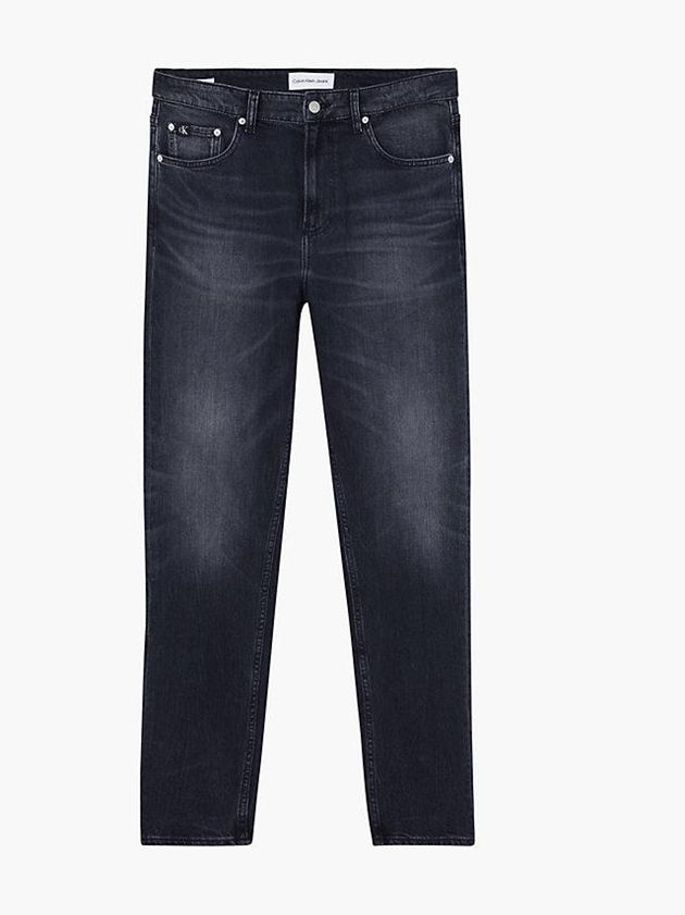 Black Calvin Klein Tapered Men Jeans | VXJL-80149