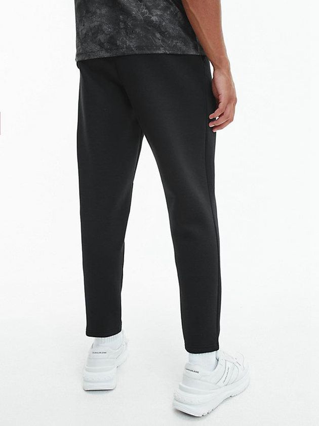Black Calvin Klein Tapered Men Joggers | KADZ-84915