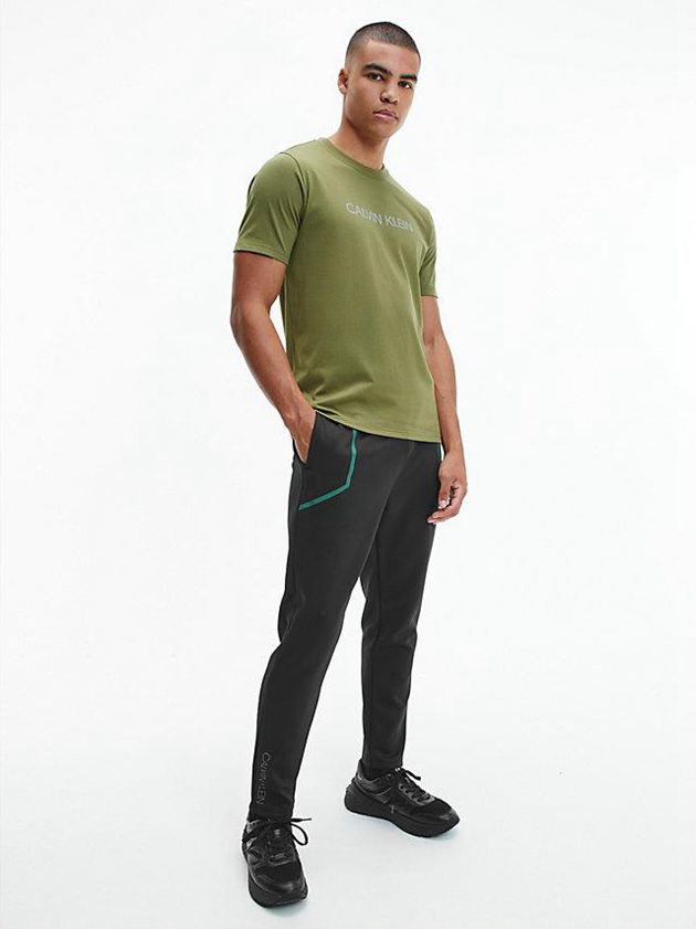 Black Calvin Klein Technical Stretch Men Joggers | JDTS-34718
