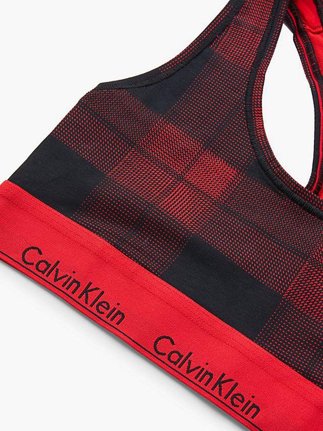 Black Calvin Klein Thong Set - Modern Cotton Women Bra | JQLI-37461