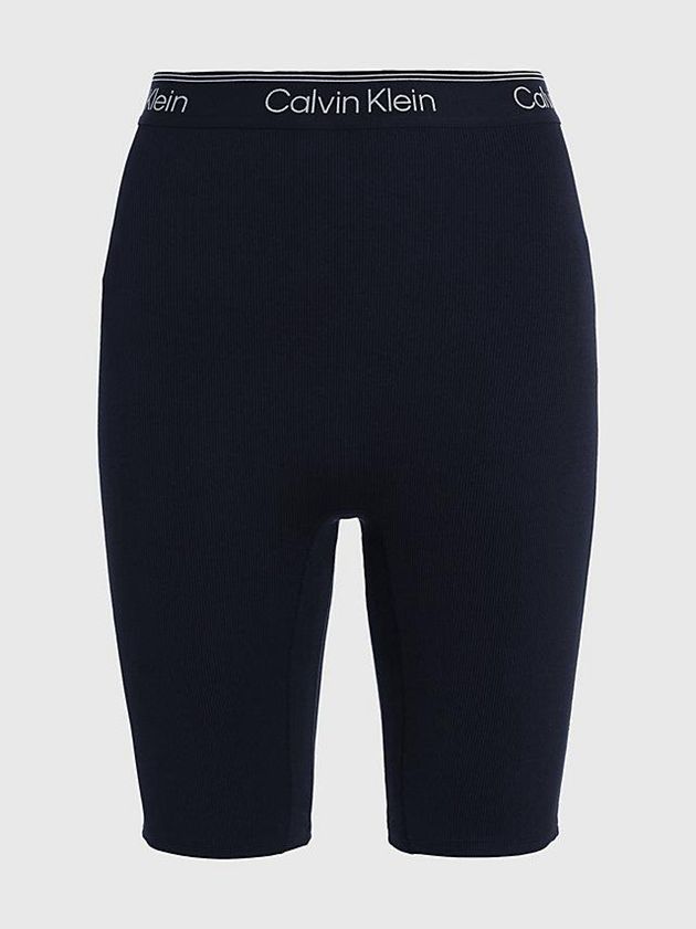 Black Calvin Klein Tight Gym Women Shorts | VGJT-35748