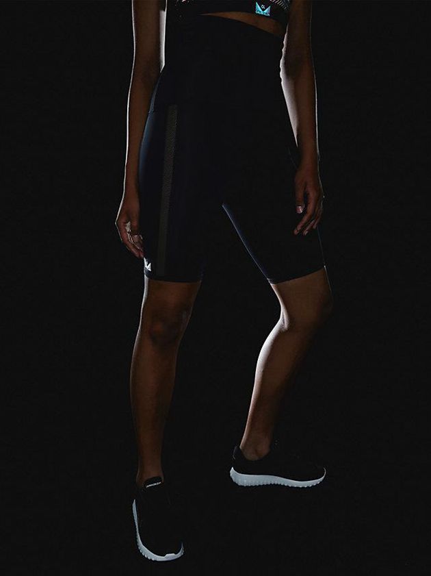 Black Calvin Klein Tight Gym Women Shorts | RJTP-18925