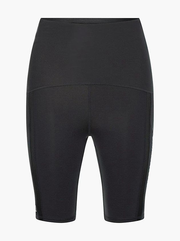 Black Calvin Klein Tight Gym Women Shorts | RJTP-18925