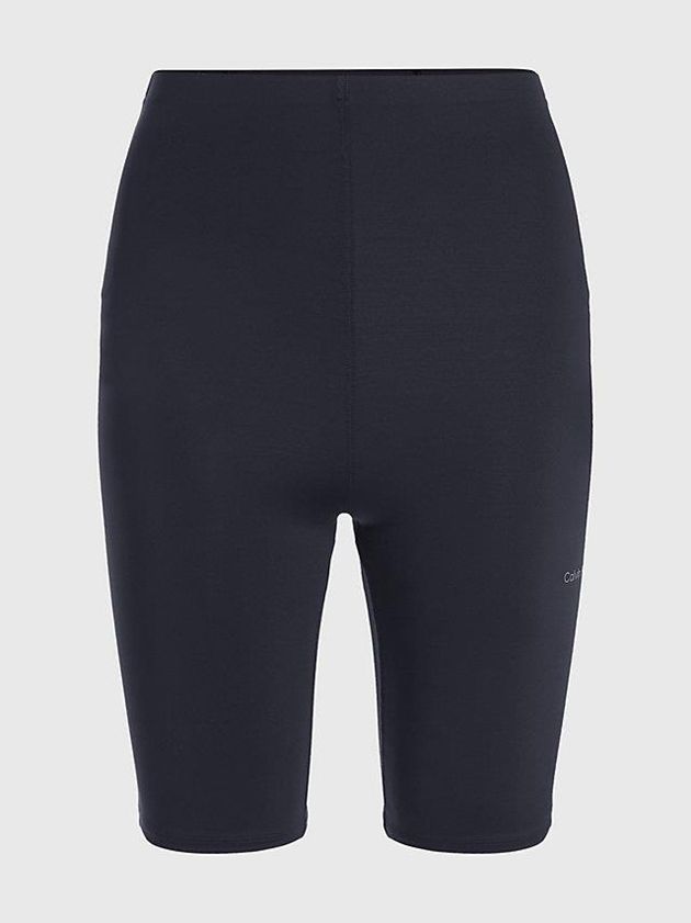 Black Calvin Klein Tight Pocket Gym Women Shorts | TVEU-03628