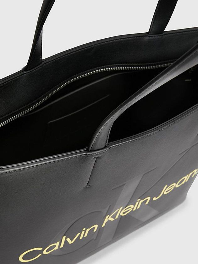 Black Calvin Klein Tote Women Bags | HIFC-60945