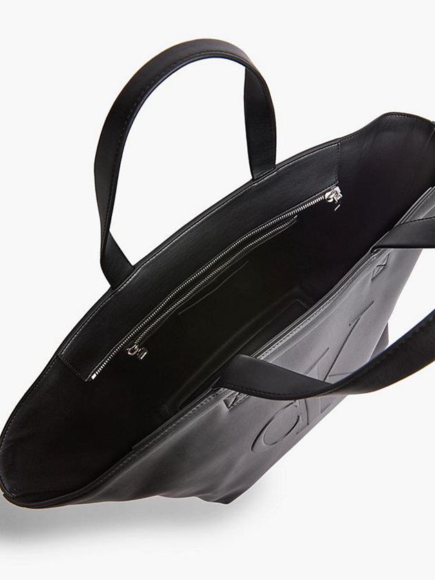 Black Calvin Klein Tote Women Bags | MLVJ-29104