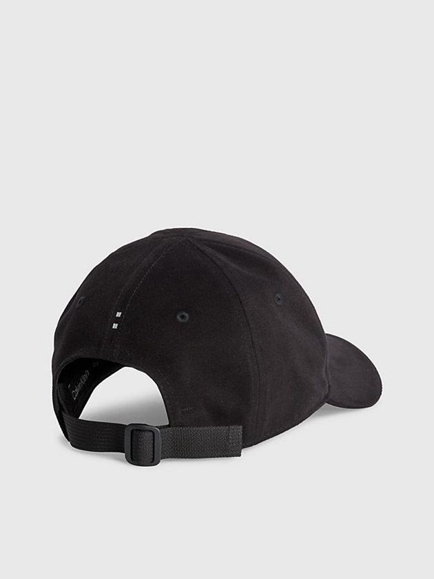 Black Calvin Klein Twill Logo Women Cap | PUZQ-42381