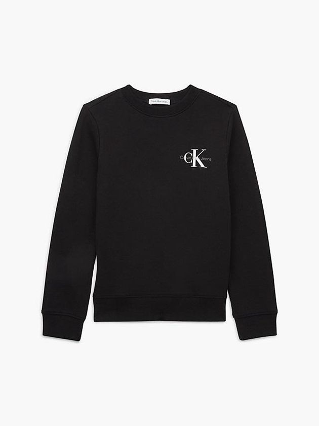 Black Calvin Klein Unisex Boys's Sweatshirt | FKPE-06912