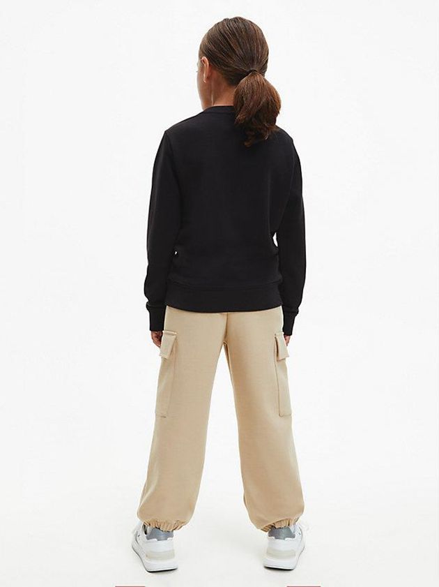 Black Calvin Klein Unisex Boys's Sweatshirt | FKPE-06912